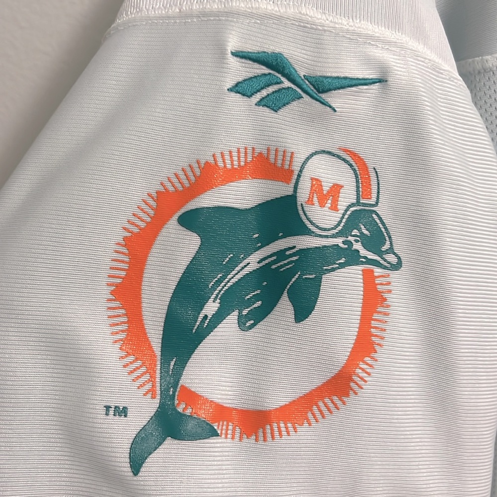 Vintage Reebok Size 54 Dan Marino Reversible Dolphins Jersey - Picture 5 of 16